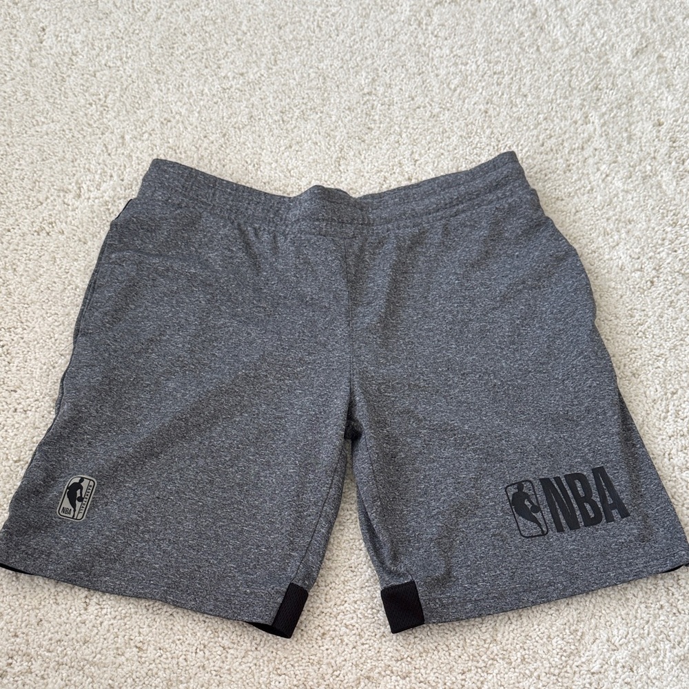 NBA Boys Charcoal Athletic Shorts